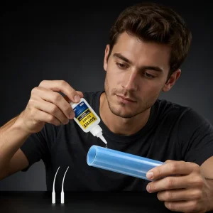 SG467 Ultra-Low-Viscosity Cyanoacrylate Adhesive, Rapid-Curing Instant Glue for Bonding PP, PE, and Nylon Plastics