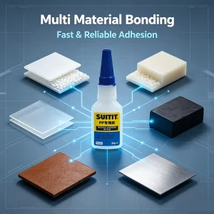 SG467 Low-Viscosity Cyanoacrylate Instant Adhesive for Bonding PP, PE, Nylon, Plastics, Rubber, and Metal