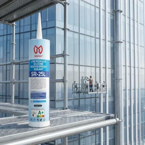 SR-25L Neutral Silicone Sealant Waterproof Low Modulus High Elasticity UV Resistant for Curtain Wall Glass