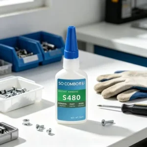 SUCAI Wholesale Bulk 120C High-Temperature-Resistant Strong Glue, Ethyl Cyanoacrylate Adhesive for Bonding Metal, Plastic, and Rubber