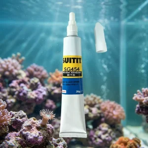 SUITIT SG454 20g Thick Acrylic Instant Adhesive for Underwater Use Live Corals & Aquarium Decorations Packing & Woodworking
