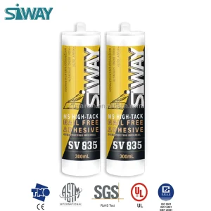 SV835 Multi-Purpose MS Polymer Sealant Adhesive for Construction, Panels, and Metal Bonding
