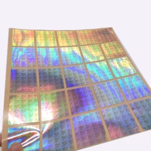 Security Hologram Adhesive Sticker 3D Holographic Foil Labels Stickers