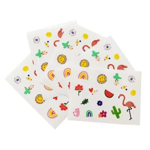 Self-Adhesive Cartoon Packaging Stickers with Waterproof Glossy or Matte Lamination