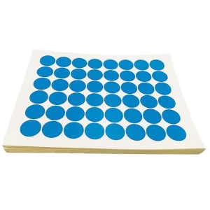 Self-Adhesive Dot Packaging Labels for Exhibition Use