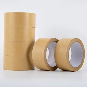 Self-Adhesive Kraft Paper Tape with Acrylic Adhesive, Brown, for Carton Sealing