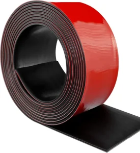 Self-Adhesive Neoprene Rubber Strips and Solid Rubber Sheets for DIY Gaskets, Crafts, Pads, and Seals