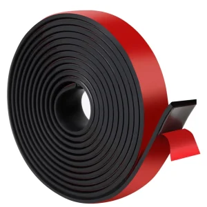 Self Adhesive Neoprene Solid Rubber Strips Sheets Rolls for Gaskets Pads Seals and Crafts