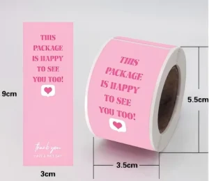 Self-Adhesive Packaging Labels Adhesive Tape for Sealing Gift Wrapping Stickers