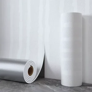 Self Adhesive Plaster Texture Wallpaper 60cm Waterproof Anti Stain Vinyl Roll for DIY Wall Renovation
