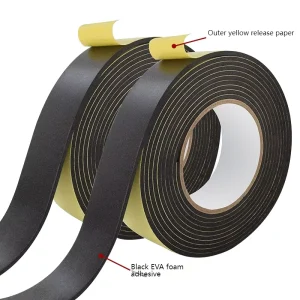 Self Adhesive Square EPDM Foam Seal Strip Rubber Profiles Sponge Rubber Gasket