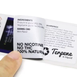 Self-Adhesive Strong Three-Layer Peel Reveal Vinyl Waterproof Label Sticker Custom Multi-Layer Printing for Candles Craft