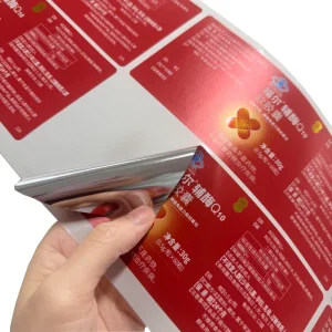 Self-Adhesive Strong Waterproof Material Sticker Custom Print Factory for Grocery and Food Use