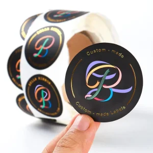 Self Adhesive Vinyl Non Volatile Printed Label Durable Oil Proof Water Seal for Grocery Use