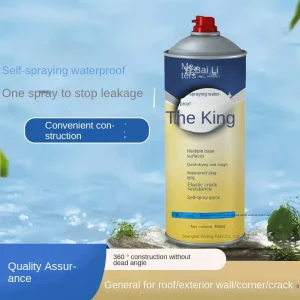 Self-Spray Polyurethane Transparent Waterproof Coating Glue for Roof and Floor Leak Repair