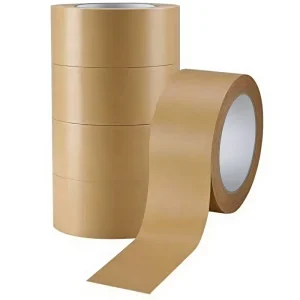 Self Stick Kraft Paper Gummed Tape with Instant Adhesion for Carton Sealing 4.5cm Width 28m Length