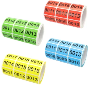 Self adhesive Eco Friendly Breathable Gift Processing Labels Made Kraft Paper Coated Paper PP Composite Heat Sensitive Barcode
