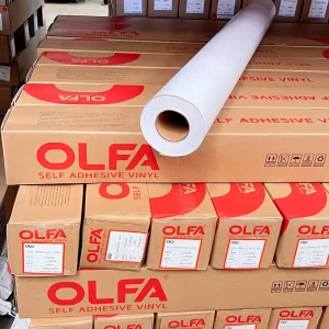 Self adhesive Label Adhesive Vinyl Removable Adhesive Film 140g