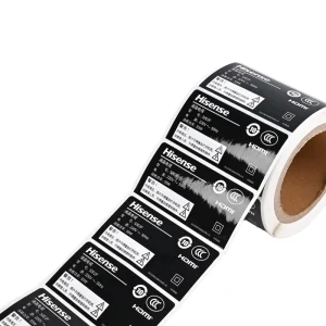Self adhesive Vinyl Material Strong Adhesive Packaging Labels PVC Labels Suitable for Electronics Medical Logistics Fields