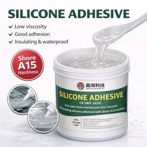 Semi-Translucent One-Component Silicone Waterproof Adhesive for Electronic Component Potting and Encapsulation