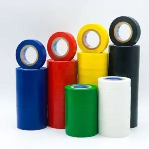 Shiny PVC Electrical Insulation Tape 600V 80℃ High Adhesive Flame Retardant Wire Harness Cable Wrapping