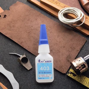 Shuangyuan High Viscosity 403 Glue Low Odor Silicone Based Cyanoacrylate Instant Adhesive for Transportation Use Leather Wood