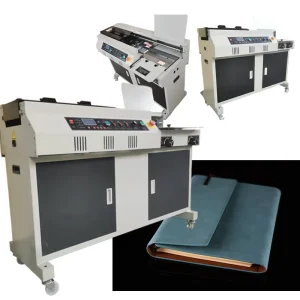 Side Glue Roller Adhesive Glue Roller in Combination for a Lower Price Automatic Book Binding Machine With 7 Inch Touch Screen