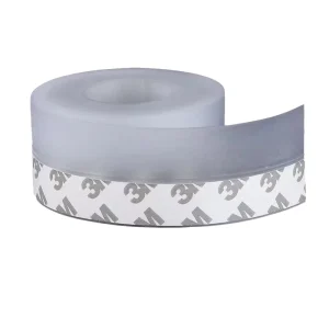 Silicone Door Window Sealing Strips Transparent Door Bottom Strips Glass Door Wooden Door Gap Windproof Soundproof