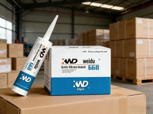 Silicone Heat-Resistant High Temperature Resistant Strong Adhesion Waterproof Sealant 310ml Plastic Cartridge for Packing