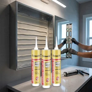 Silicone Liquid Nail-Free Construction Adhesive for Acrylic Signage, WPC Wall Panels, Waterproof