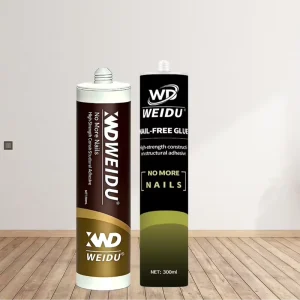 Silicone No-Nail Glue for Wood, Metal, and Ceramic Surfaces
