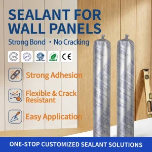 Silicone Sealant for Wall Panels, Waterproof High-Elasticity Construction Adhesive