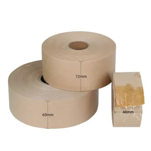 Silicone Water-Activated Single-Sided Reinforced Gummed Kraft Paper Tape