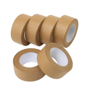 Single-Sided Waterproof Kraft Paper Tape with Acrylic Hot Melt Adhesive for Carton Sealing
