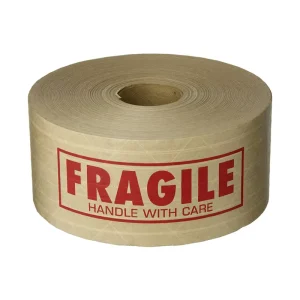Solvent Glue Acrylic Water-Activated Waterproof Kraft Paper Carton Sealing Tape Single-Sided