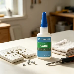 Source Factory Humidity Proof Fast Bonding Glue for Magnetic Material Metal Plastic and Rubber