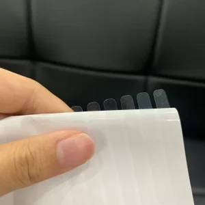 Source Factory supplied PE Electronic Screen Protective Film 0.03mm Thick Silicone Adhesive Fingerprint resistant Smooth