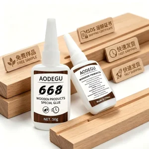 Strength Super Glue Wood Glue 50g Transparent Adhesive Waterproof Used for Wood Bonding Repairs Furniture Woodworking DIY
