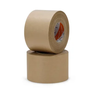 Strong Adhesive Eco Gummed Water Activated Single Sided Kraft Paper Packing Tape for Carton Sealing
