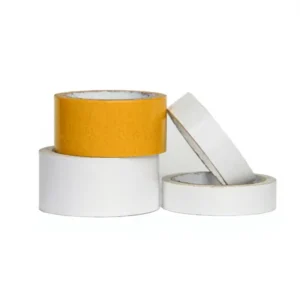 Strong Stick Clean Peel Acrylic Adhesive Double Sided White Tissue Tape for Industrial & Office Use Bag Sealing Die Cut 48mm