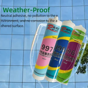 Structural Silicone Sealant for Window & Door Ideal for Aluminum Frames Stone & Metal Bonding Construction Grade Sealing