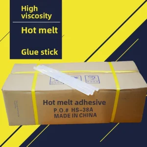 Super Adhesive Hot Melt Thermoplastic Acrylic Adhesive Stick 7mm 11mm High Strength Translucent Solid Glue Strip Packing Use