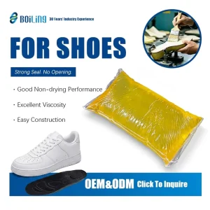 Synthetic Rubber Hot Melt Adhesive Glue with Non Drying & Easy Construction for Footwear Packing Woodworking & Transportation