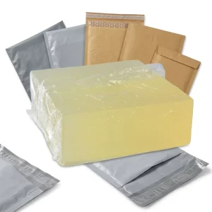 Synthetic Rubber PSA Hot Melt Adhesive with High Bonding Strength Light Yellow Block for Express Paper Bag Sealing