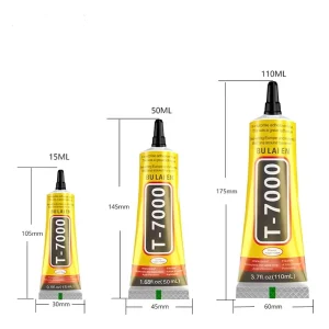 T7000 Adhesive 15ml 50ml 110ml Manufacturer Mobile Phone Screen Repair Accessories DIY Black Glue