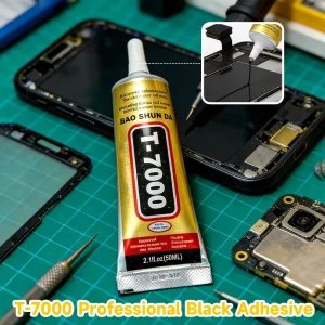 T7000 Black Adhesive 15ml 25ml 50ml 110ml Phone Screen Repair Glue with Precision Applicator Tip