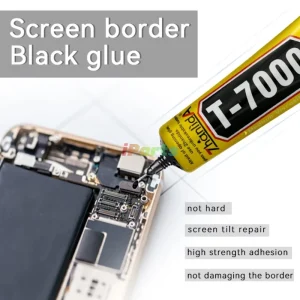 T7000 Black Contact Adhesive for Cell Phone and Tablet Repair, 15ml/50ml/110ml