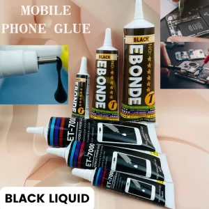 T7000 Black Glue 110ml for Phone Back Glass Battery and Screen Replacement Repair Anti-Vibration Flexible Adhesive