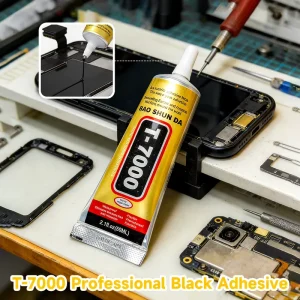 T7000 Glue Adhesive 15ml 25ml 50ml 110ml Black Phone Repair Electronic Precision Applicator Tip Pegamento Mechanic