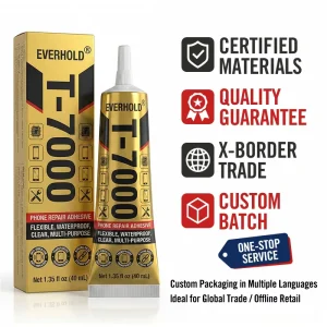 T7000 Glue for Mobile Phone Screen Replacement, Electronics Repair, and DIY Jewelry Making